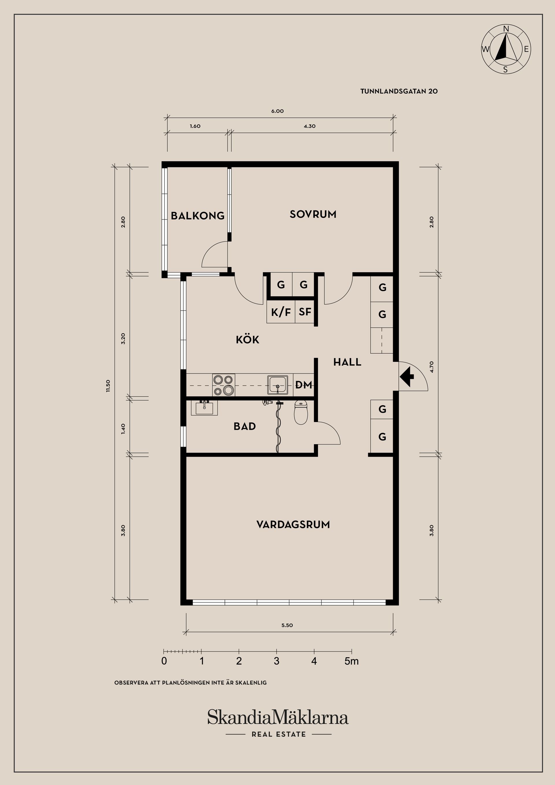 Bostadsrätt, Tunnlandsgatan 20, Kaverös, Göteborg