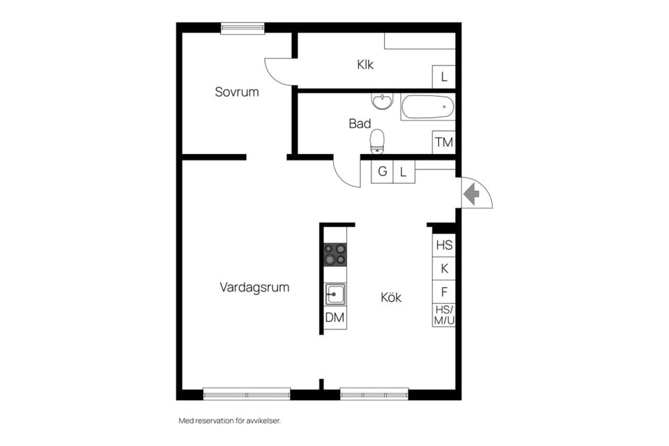 Bostadsrätt, Södra Järnvägsgatan 3, Centralt, Sundsvall