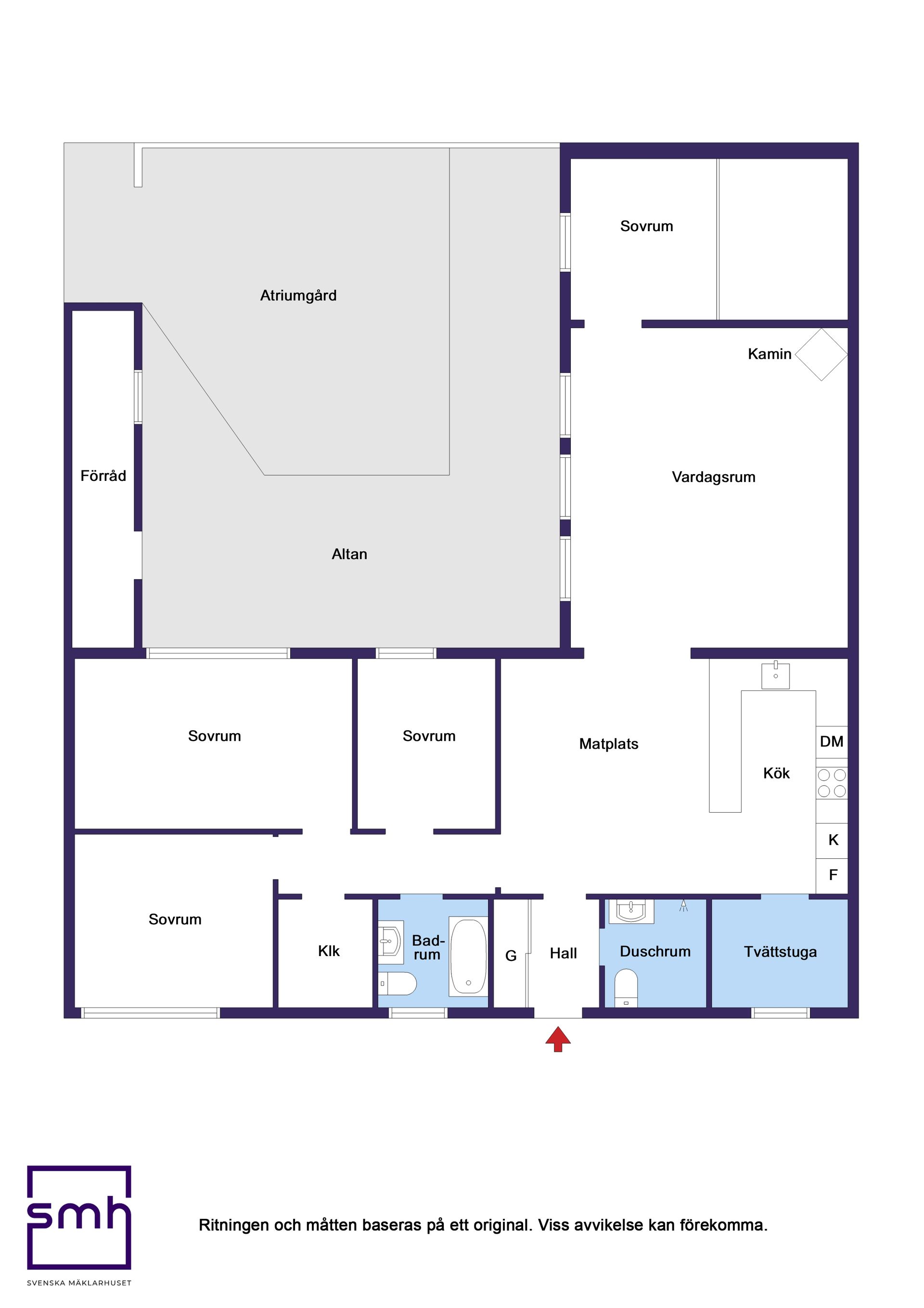 Radhus, Lilla Hundens gata 444, Brandbergen, Haninge