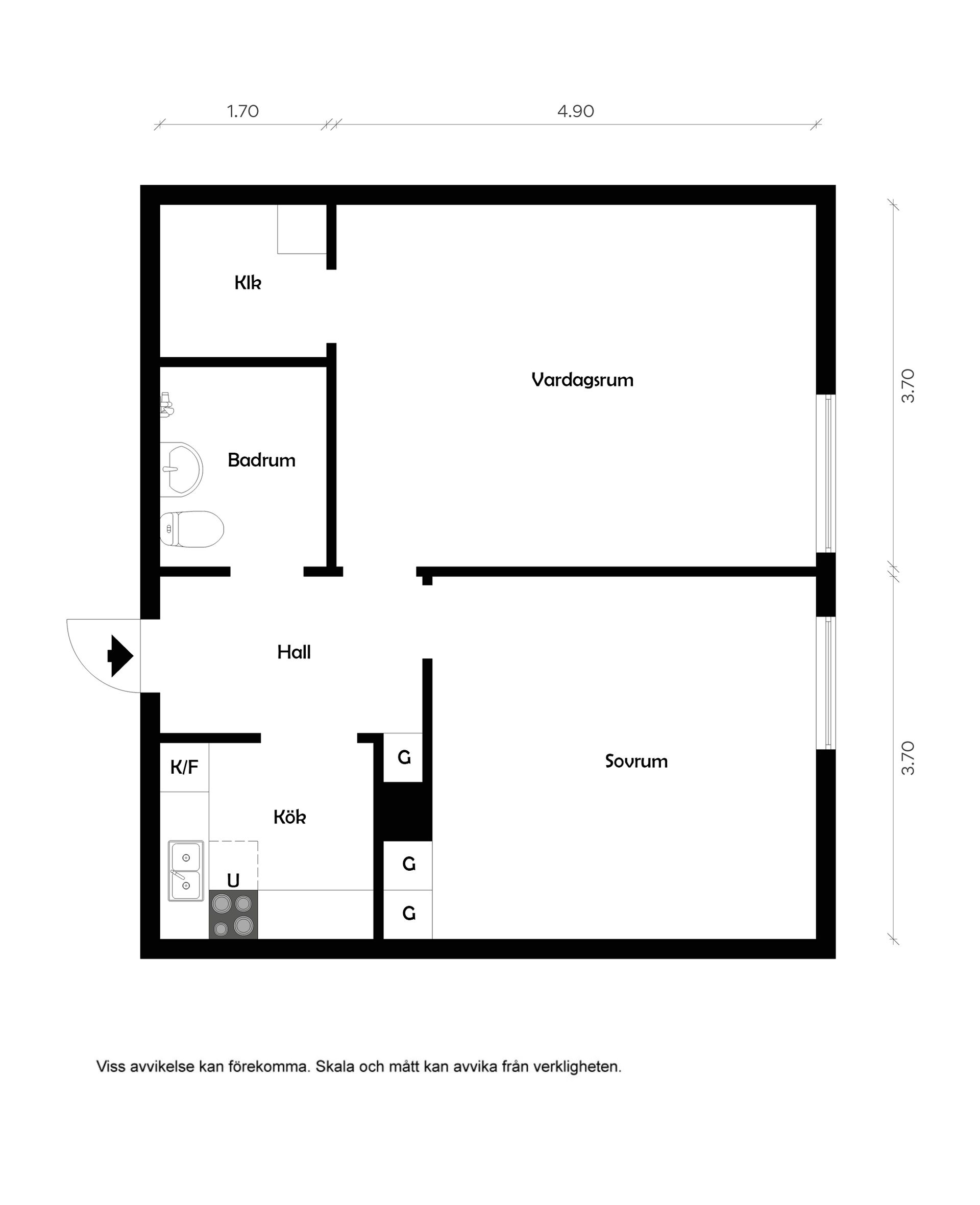 Bostadsrätt, Dalagatan 2A, Fredriksberg, Falköping