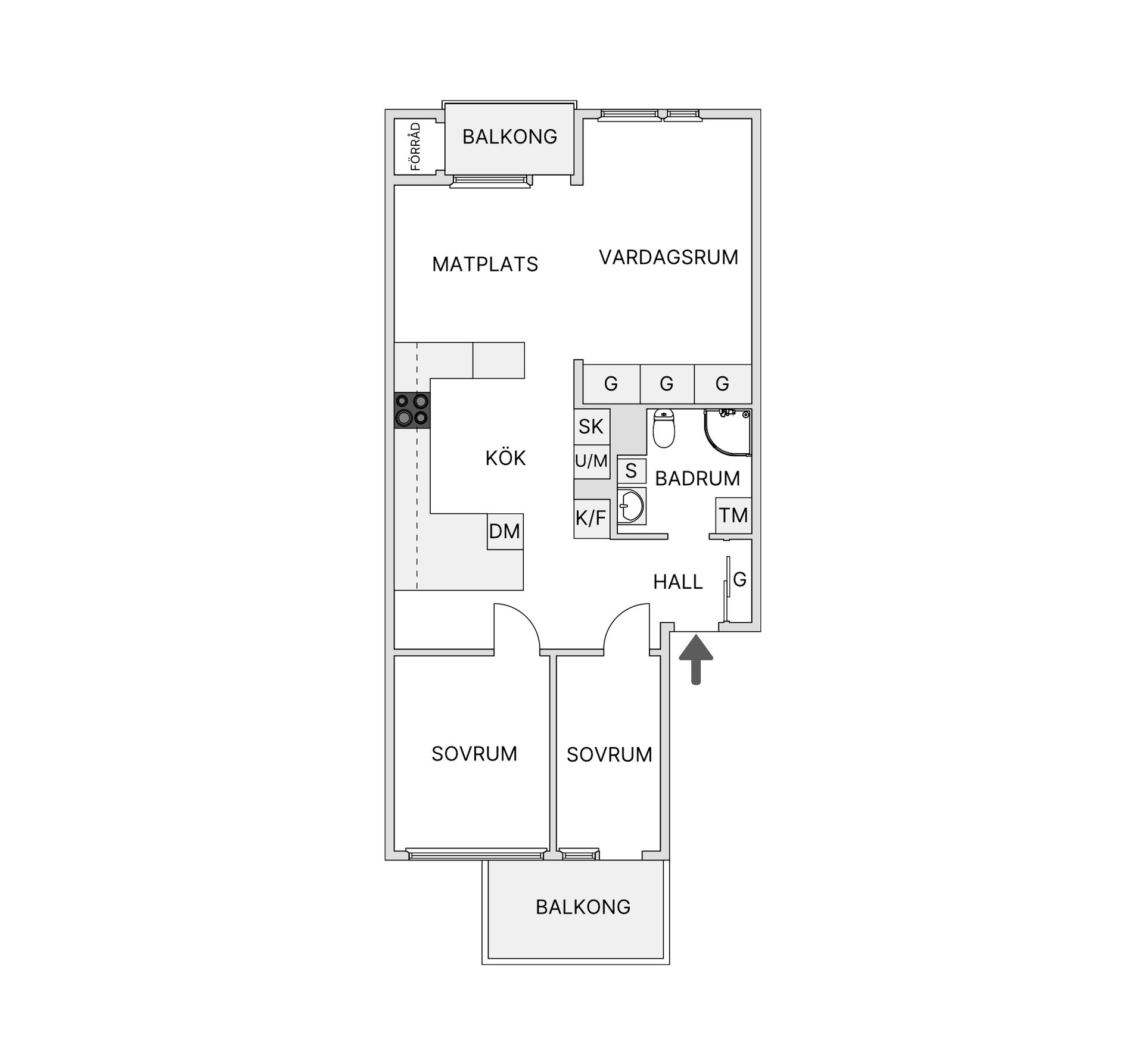Bostadsrätt, Norra Skeppspromenaden 4, Eriksberg, Göteborg