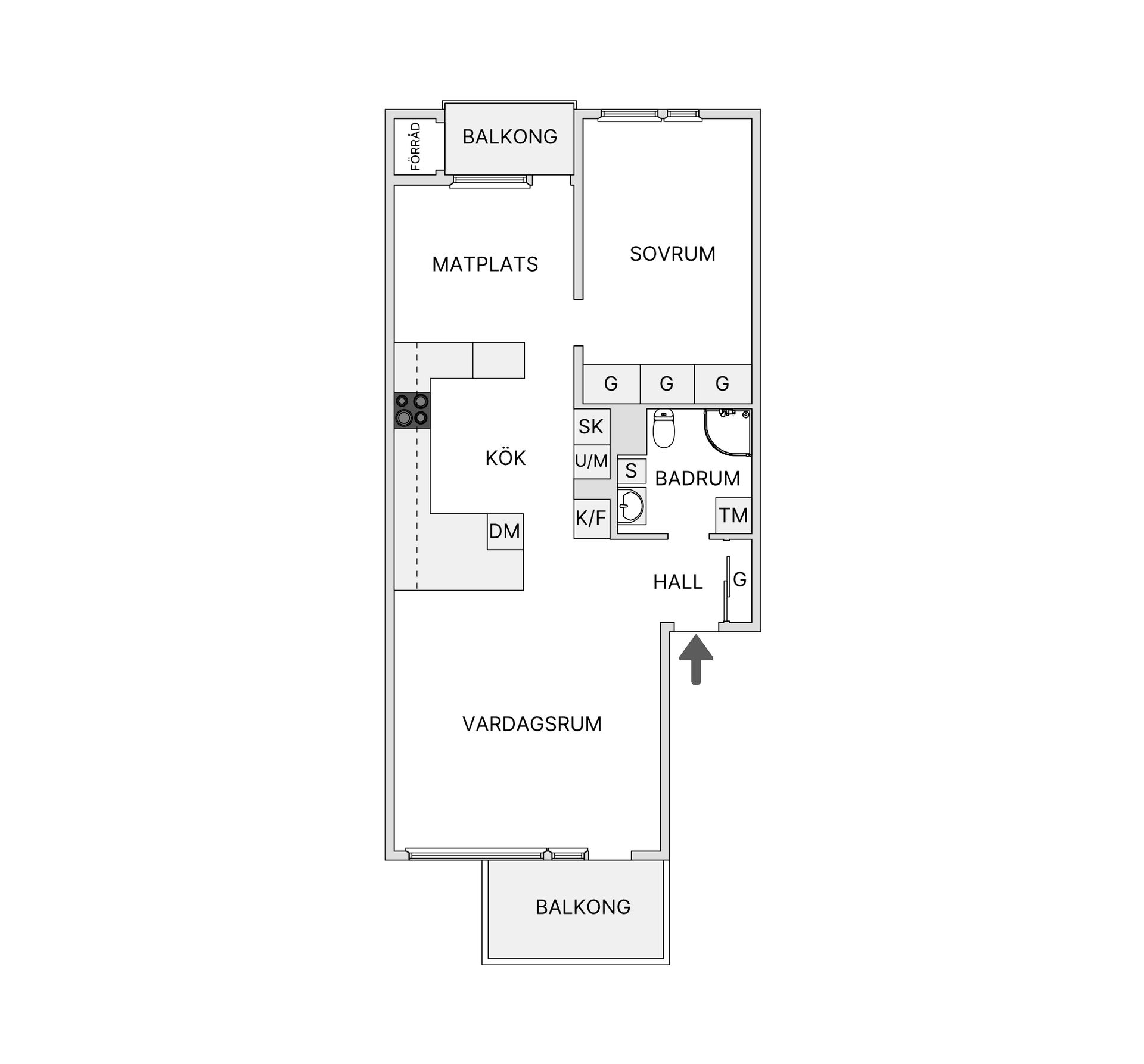 Bostadsrätt, Norra Skeppspromenaden 4, Eriksberg, Göteborg