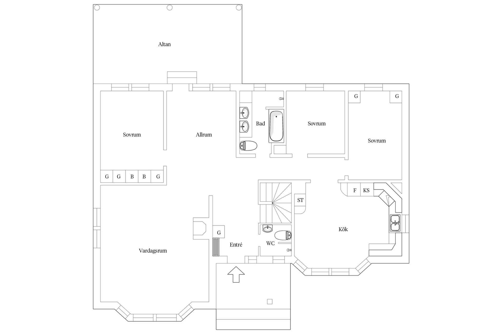 Villa, Grindenvägen 22, Kungälv - Grinden, Kungälv