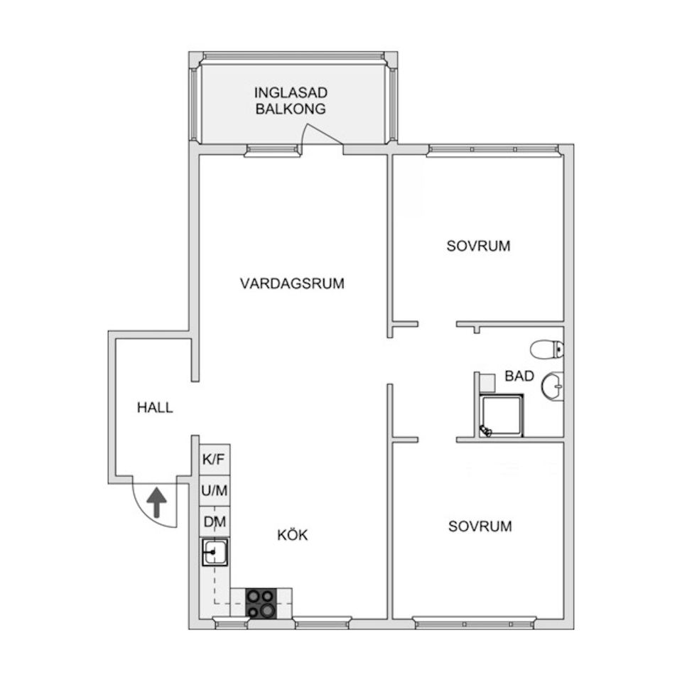 Bostadsrätt, Dalbogatan 21B, Norrby, Borås