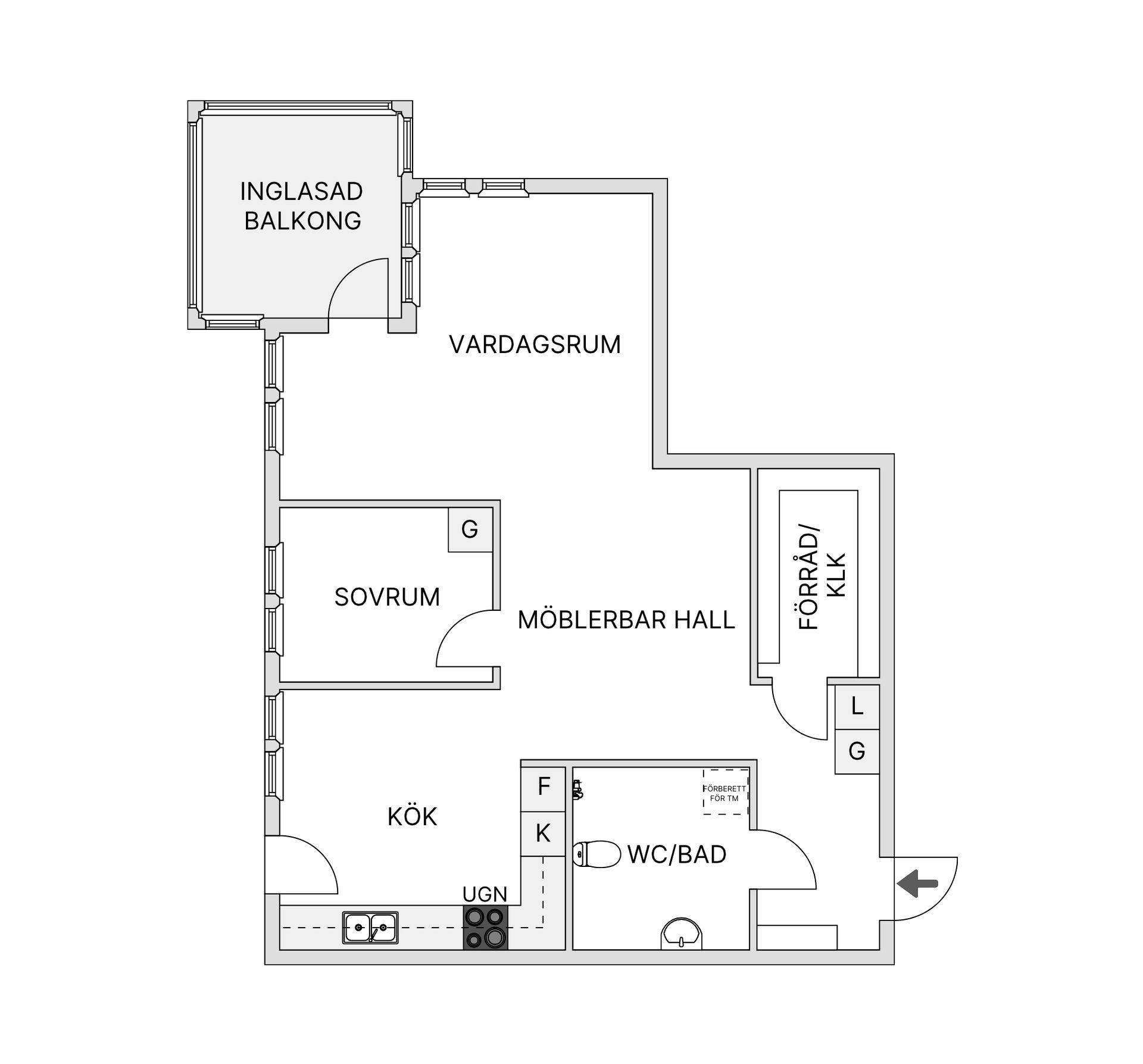 Bostadsrätt, Birgittavägen 27, 2 tr., Jakobsberg, Järfälla