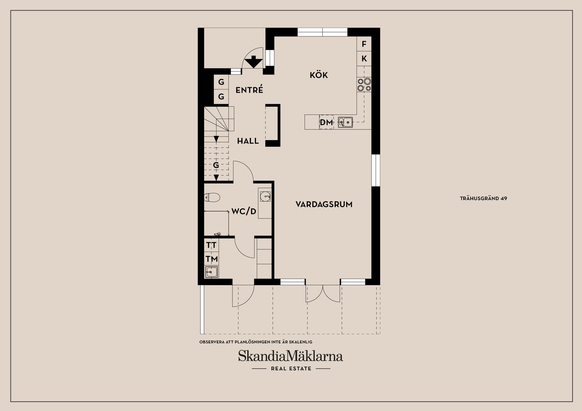 Radhus, Trähusgränd 49, Åleryd, Linköping
