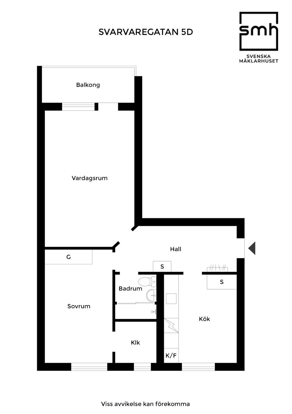 Bostadsrätt, Svarvaregatan 5D, Väster, Landskrona