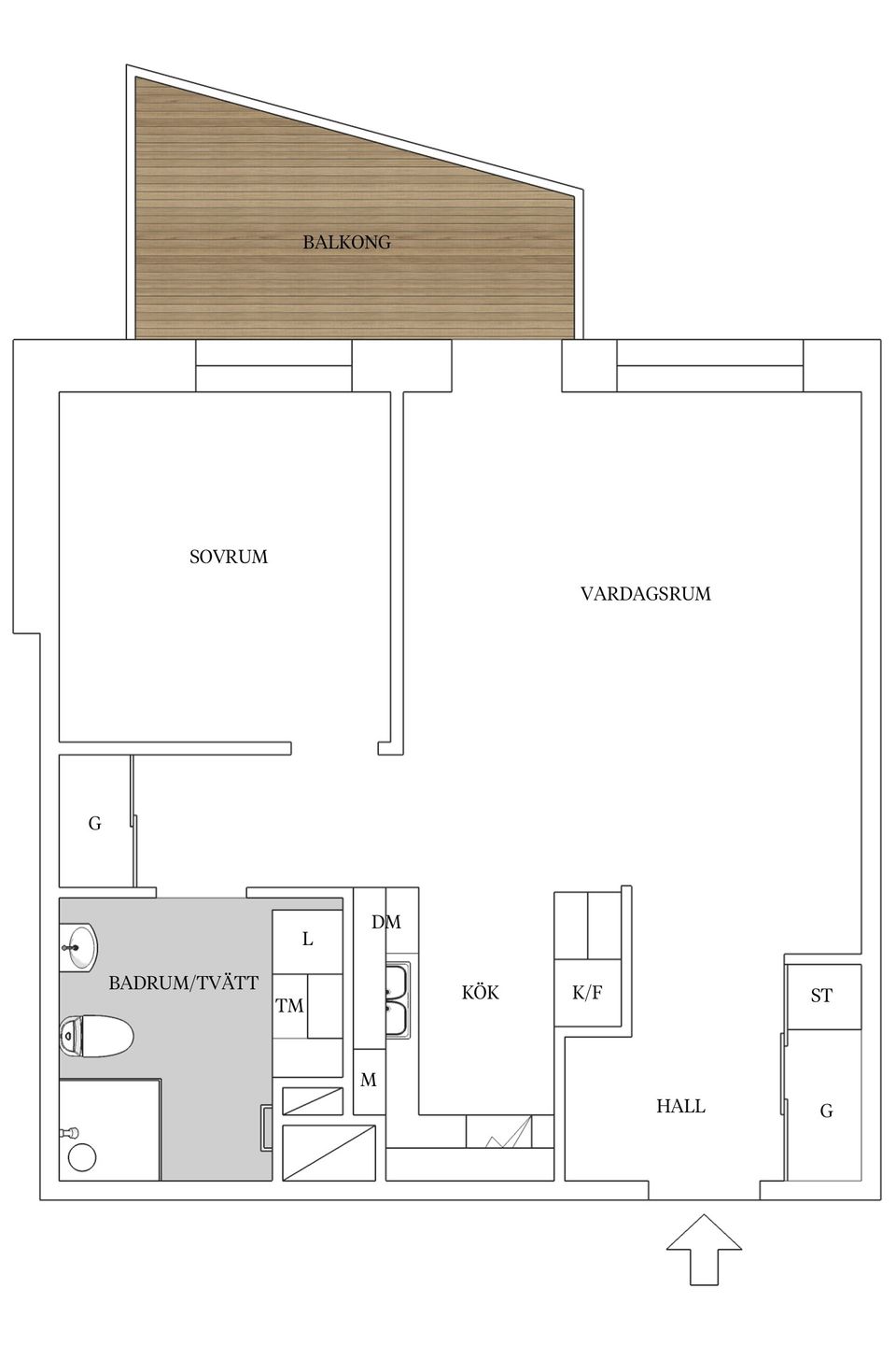 Bostadsrätt, Kung Oskars väg 31, Sockerbruket, Lund