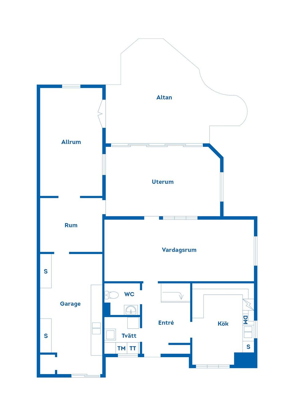 Radhus, Skördevägen 4, Åkers Styckebruk, Strängnäs