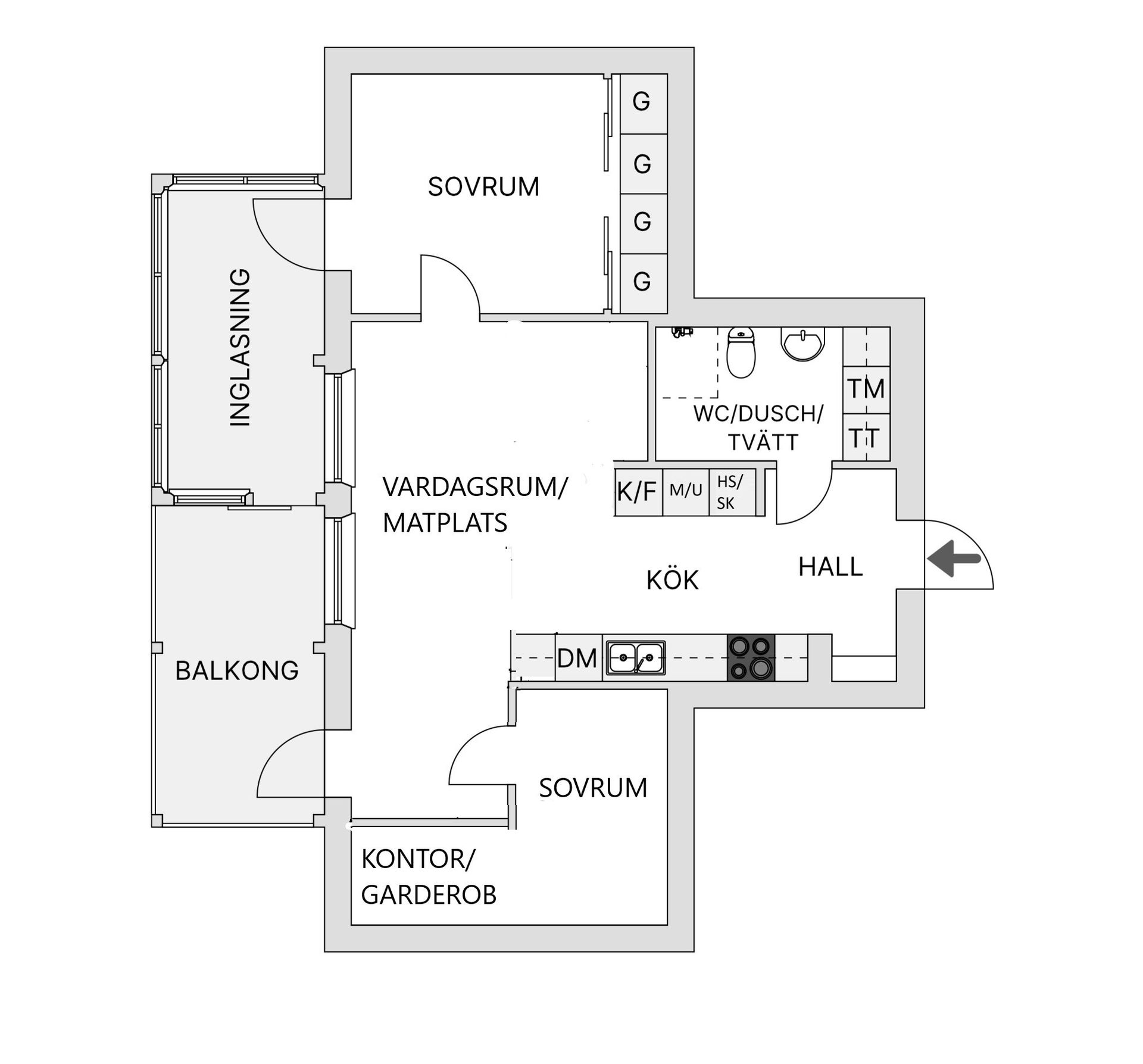 Bostadsrätt, Karlgårdsvägen 1, Sörböle, Skellefteå