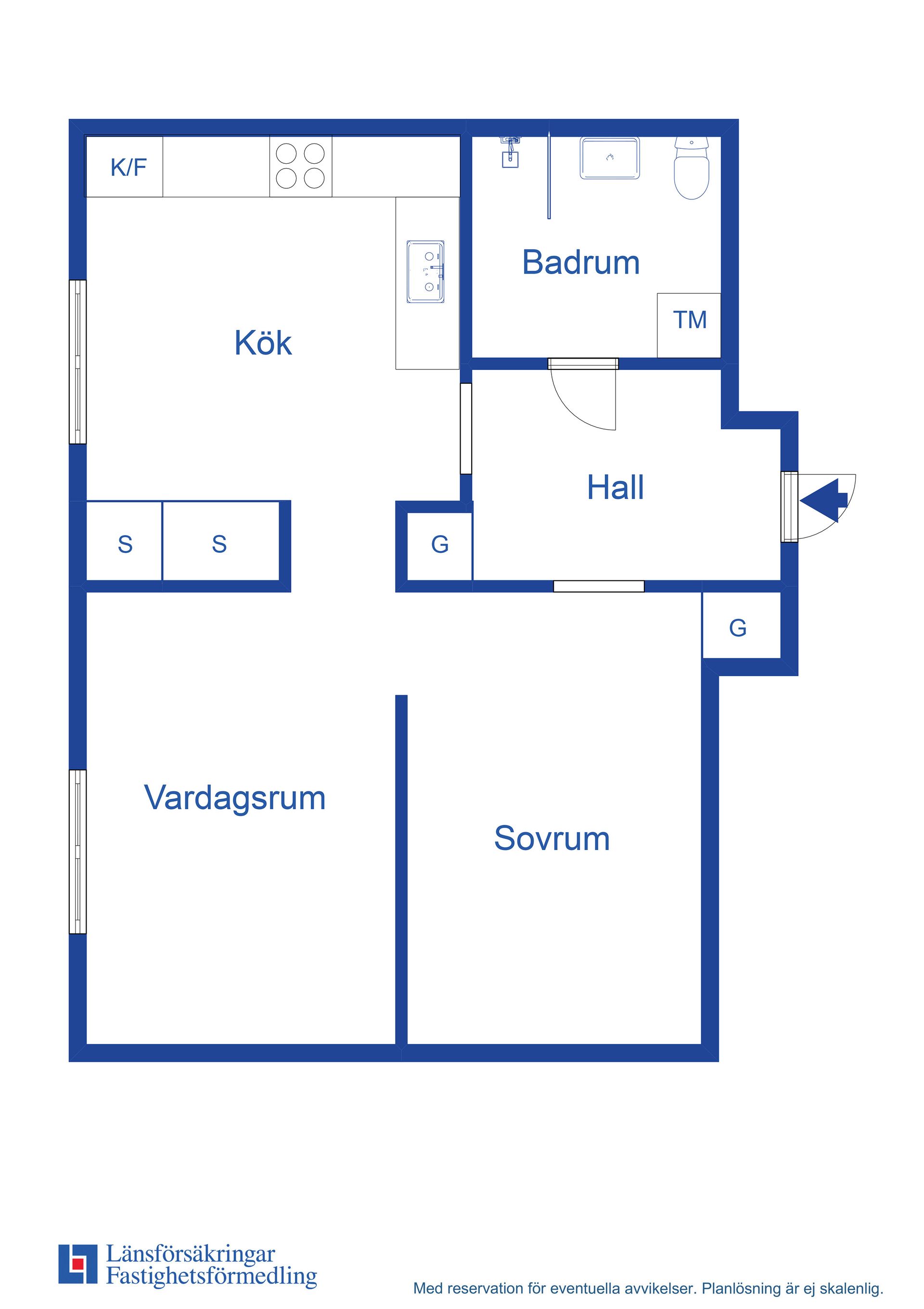 Bostadsrätt, Planteringsgatan 20 D, Centrum, Sjöbo