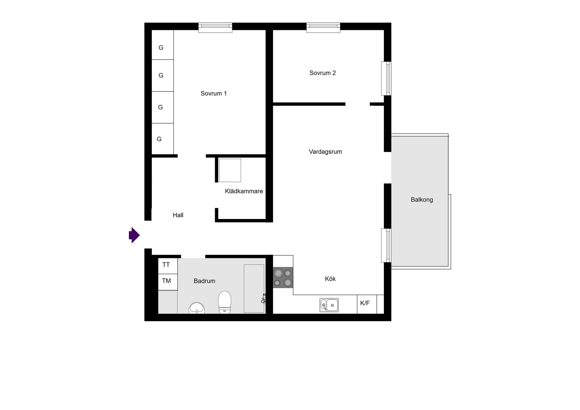Bostadsrätt, Vinlandsvägen 4E, Bro/Jursta, Upplands-Bro