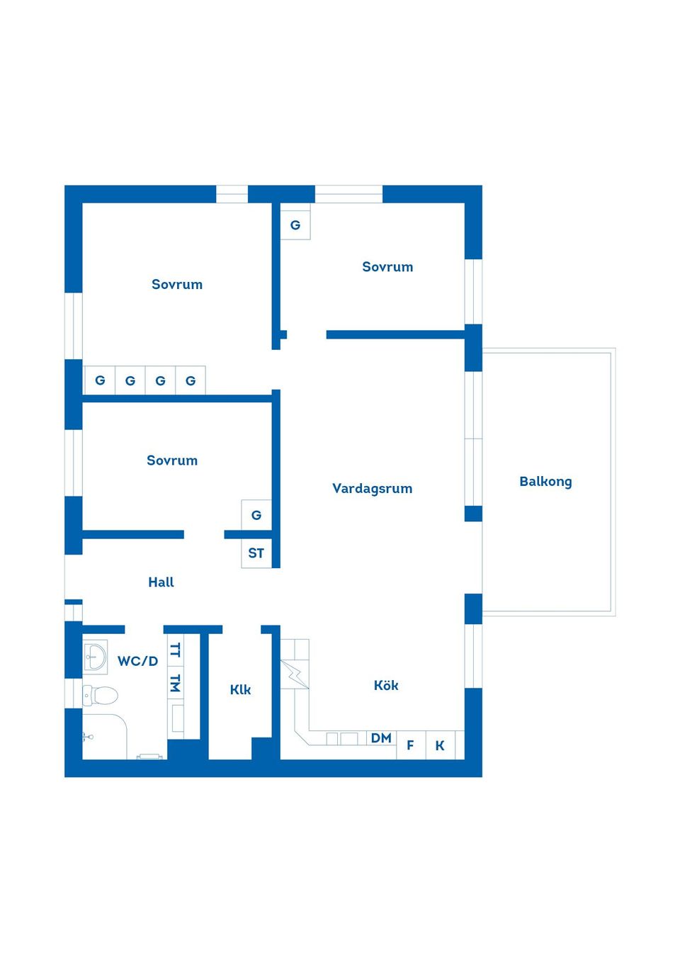 Bostadsrätt, Ingrid Mariegatan 6A, Norra Alsberg, Nässjö