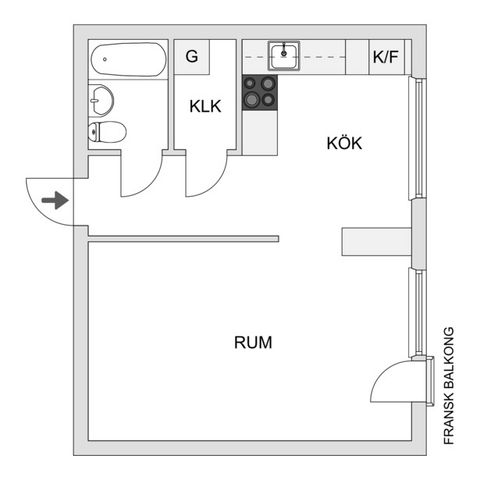 Bostadsrätt, Gethornskroken 11C, Hässleholm - Väster, Hässleholm