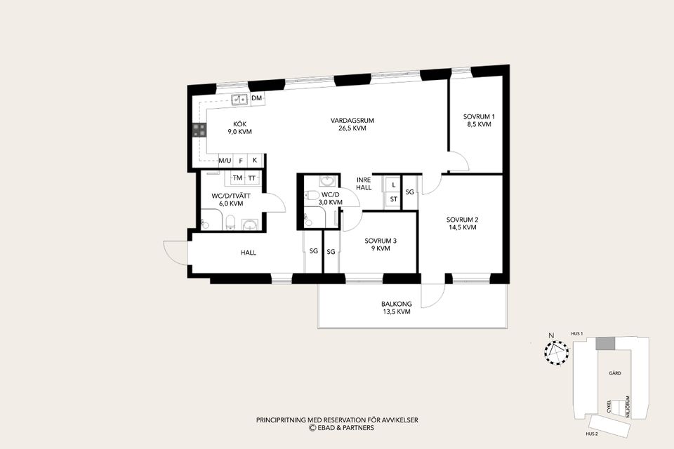 Bostadsrätt, Vallfrögatan 10, Centrala Hisingen, Göteborg