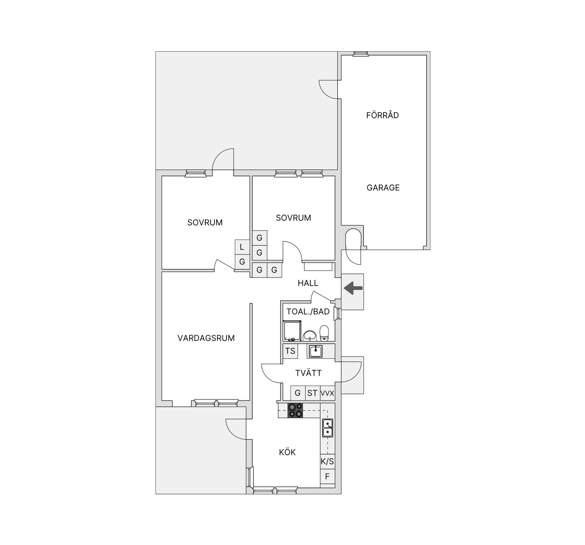 Bostadsrätt, Gärdsmygen 22, Ekebacken, Ljungby