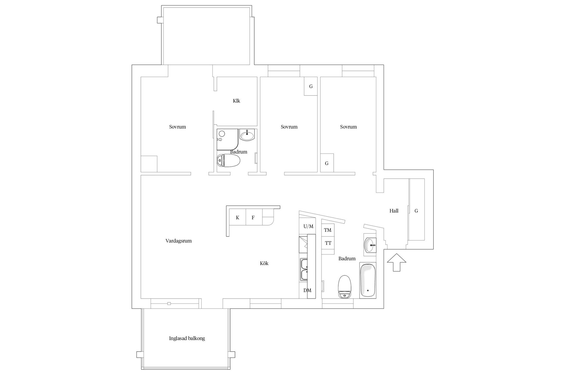 Bostadsrätt, Sjövallavägen 12, Vallen, Växjö