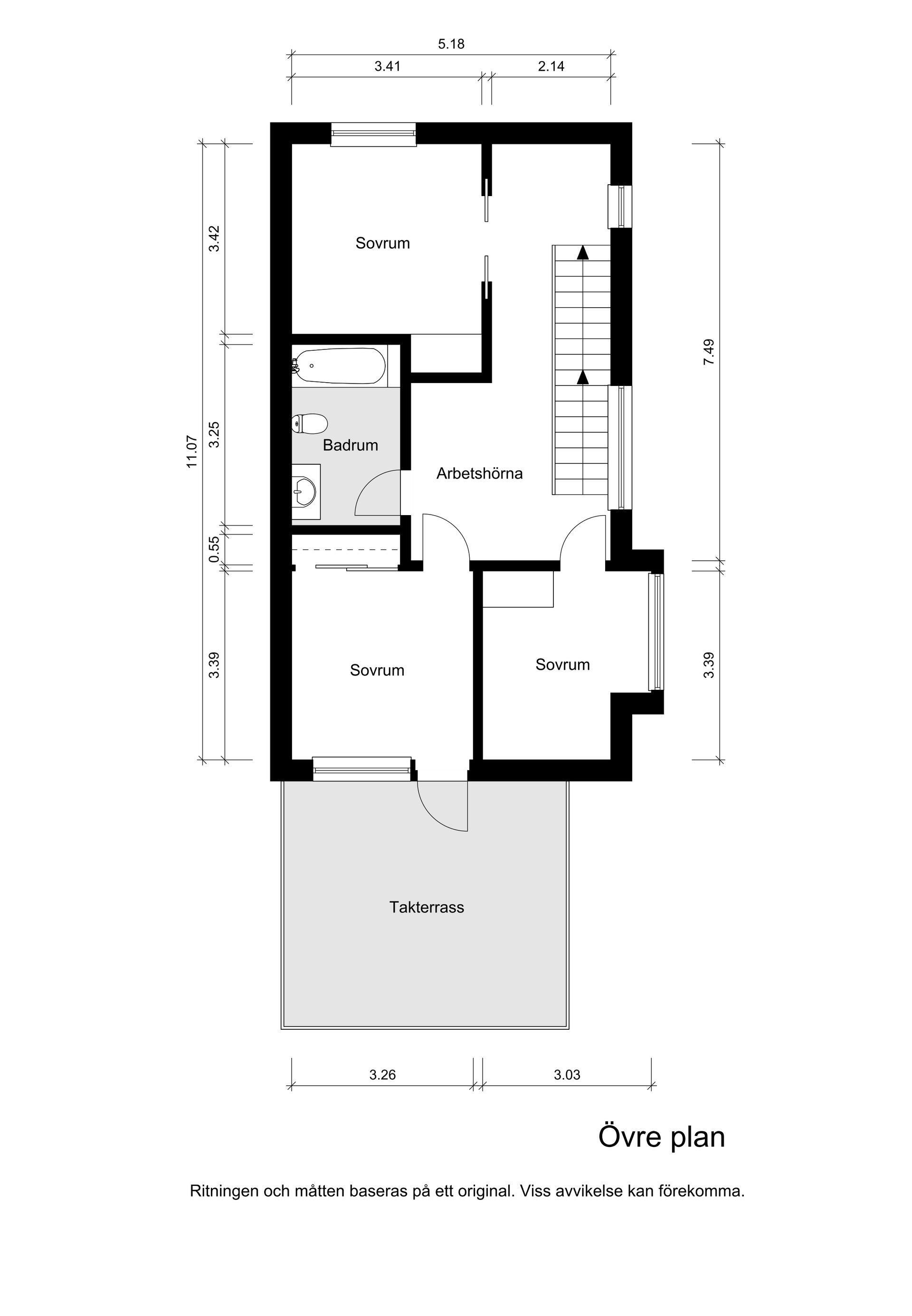 Radhus, Telegramvägen 18B, Norra Lännersta, Nacka