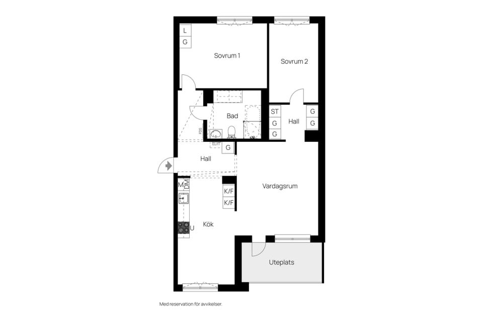 Bostadsrätt, Lägerhöjdsgränd 3, Norrberget centralt i Vaxholm, Vaxholm