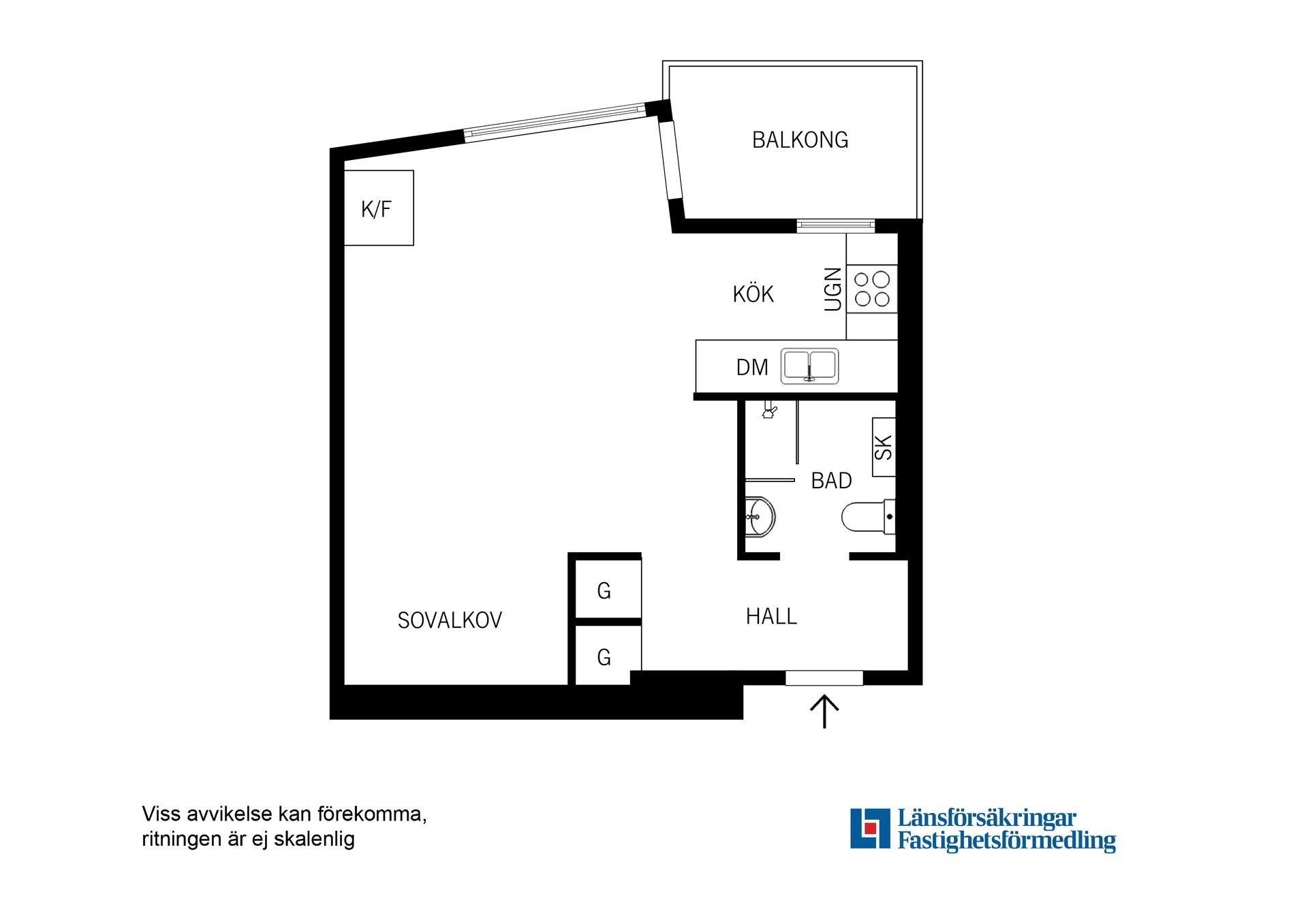 Bostadsrätt, Klubbacken 45, Mälarhöjden, Stockholm