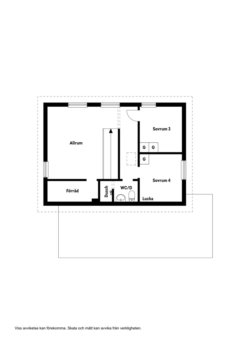 Radhus, Portalvägen 11, Hovshaga, Växjö
