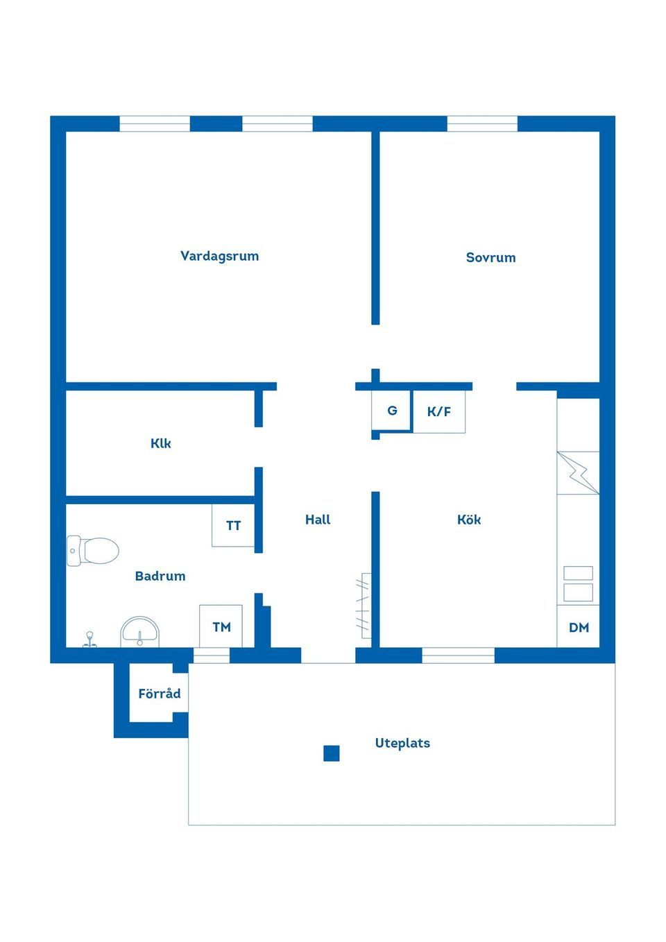 Bostadsrätt, Slaggatan 56A, Östanfors, Falun