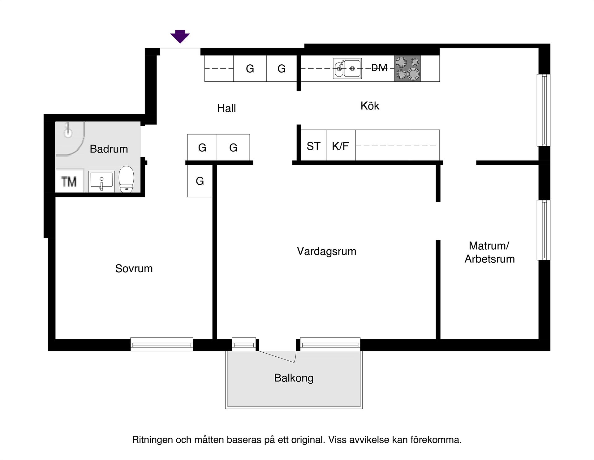 Bostadsrätt, Fredsgatan 2A, Främre Luthagen, Uppsala
