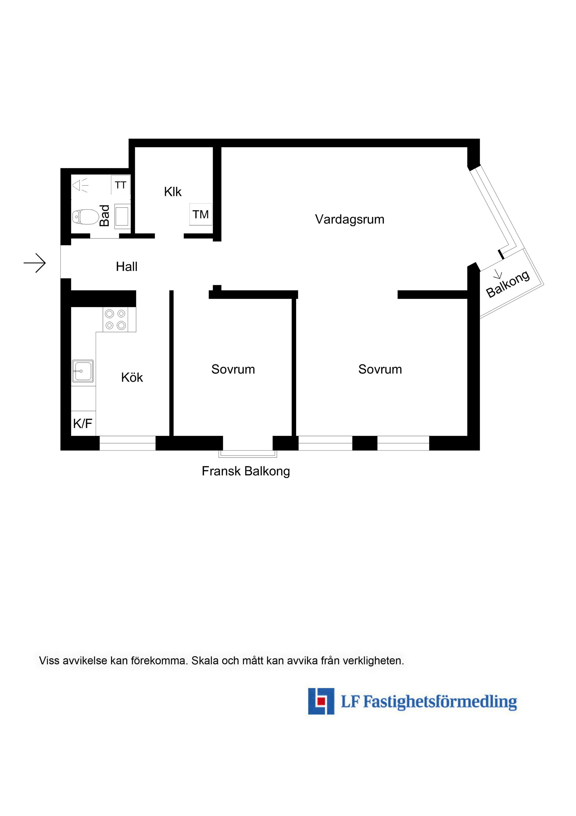 Bostadsrätt, Kronborgsvägen 12C, Pildammarna, Malmö
