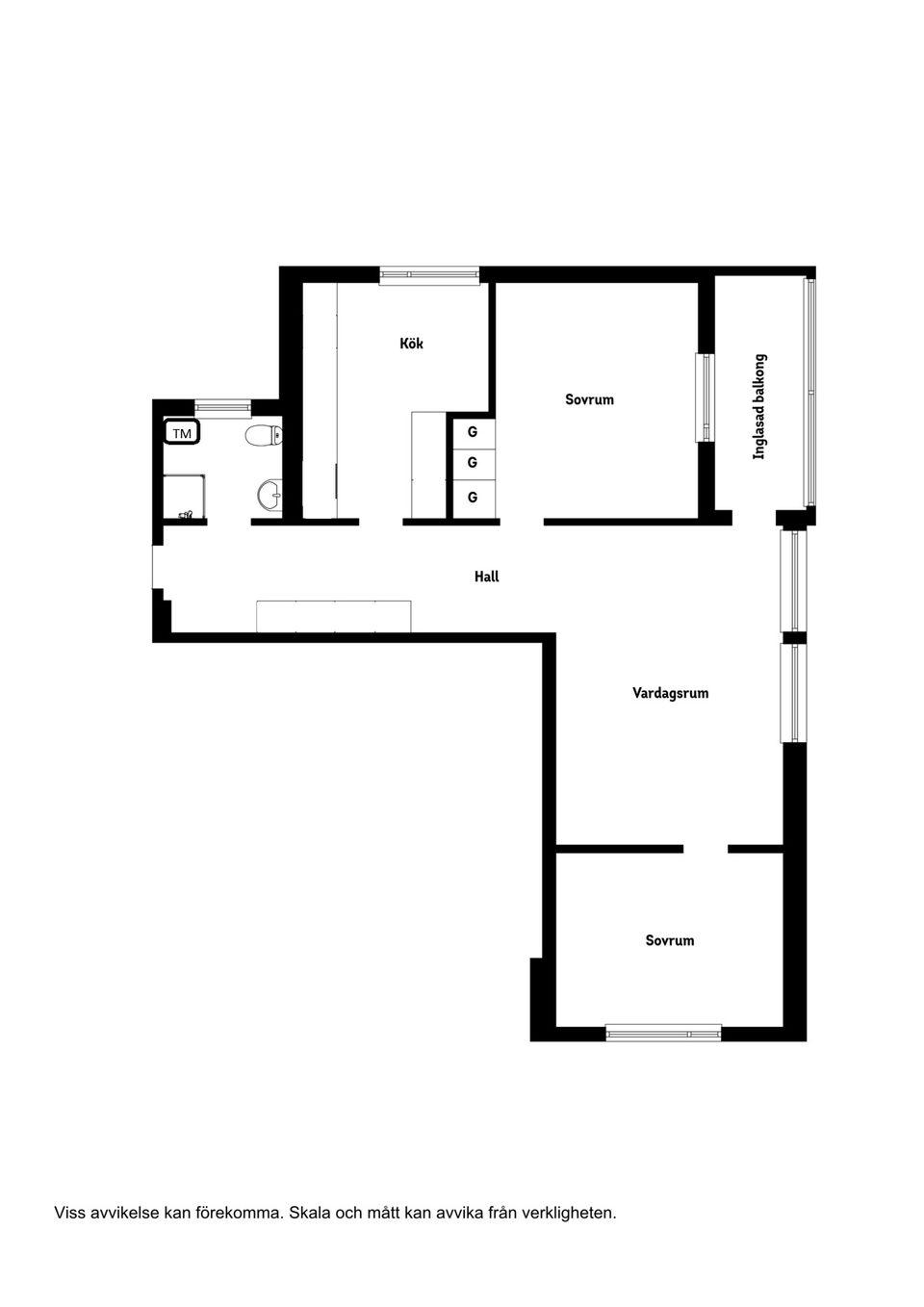 Bostadsrätt, Lycko Pers väg 10, Väster, Trelleborg