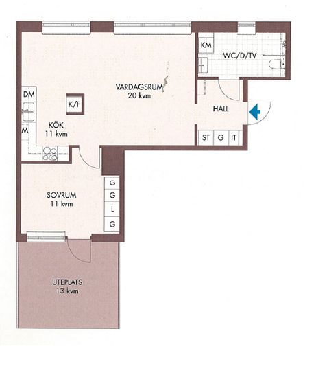 Bostadsrätt, Götalandsvägen 213A, Älvsjö, Stockholm