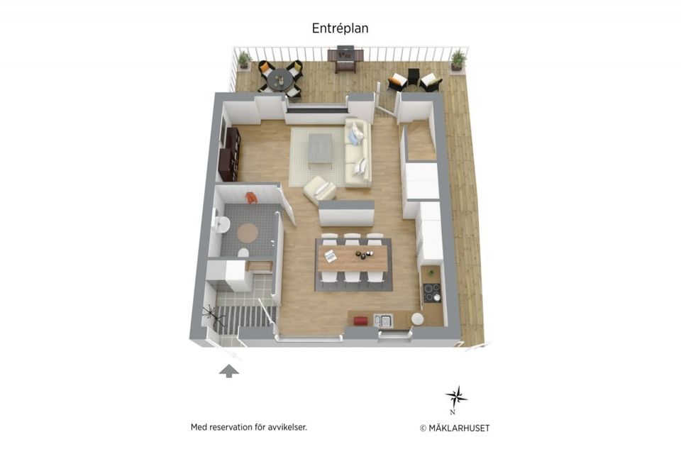 Radhus, Knäpparvägen 7C, Långsjö, Stockholm