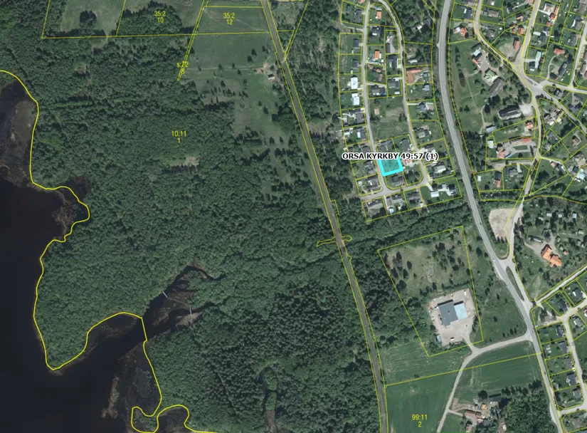 Tomt, Strandellvägen 19, Trunna, Orsa