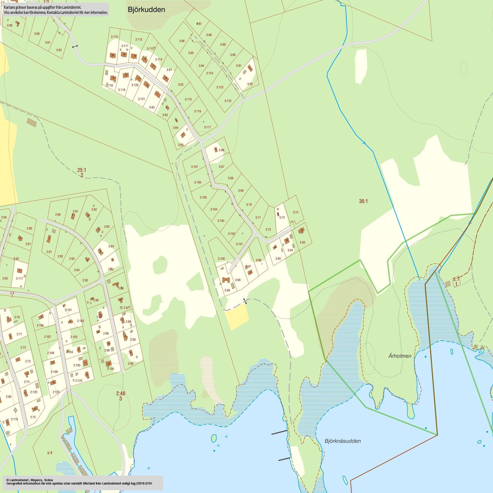Tomt, Spovvägen 3, Björkudden/Lunger, Arboga