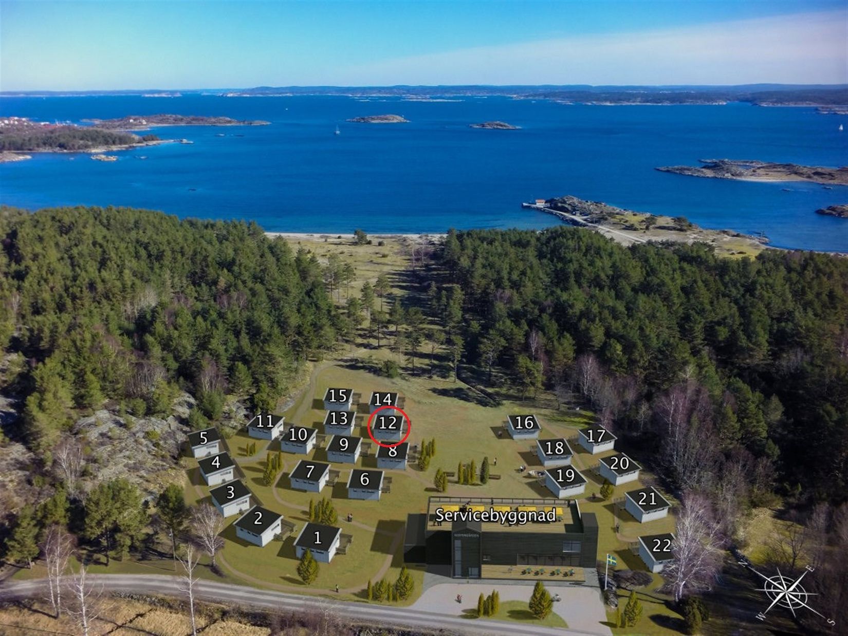Bostadsrätt, Kyrkosundsvägen 1, Stuga 12, Syd-Koster, Strömstad