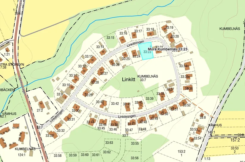 Tomt, Linkittringen 29, Våmhus, Mora