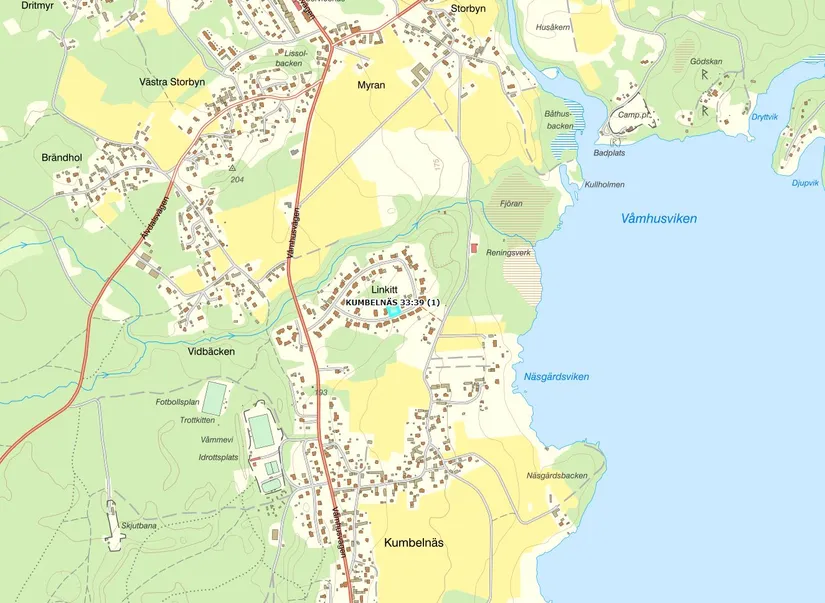 Tomt, Linkittringen 17, Våmhus, Mora