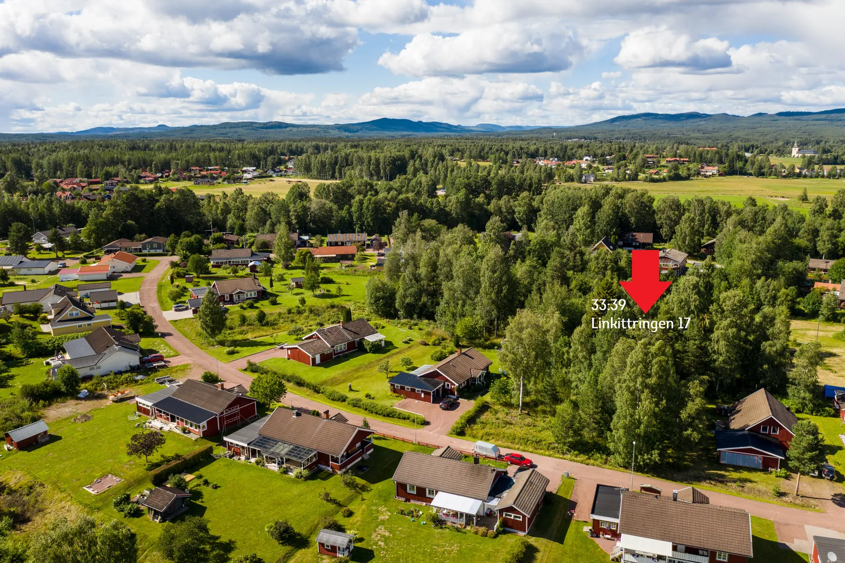 Tomt, Linkittringen 17, Våmhus, Mora