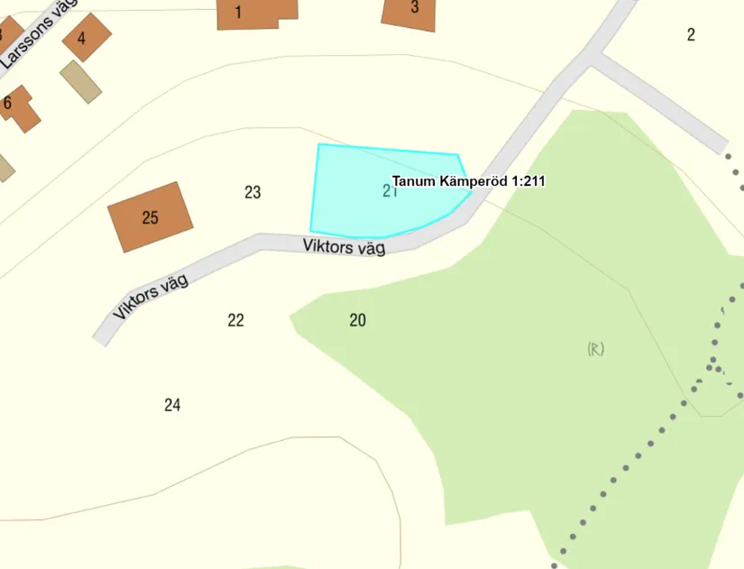 Tomt, Viktors väg 21, Kämpersvik, Tanum