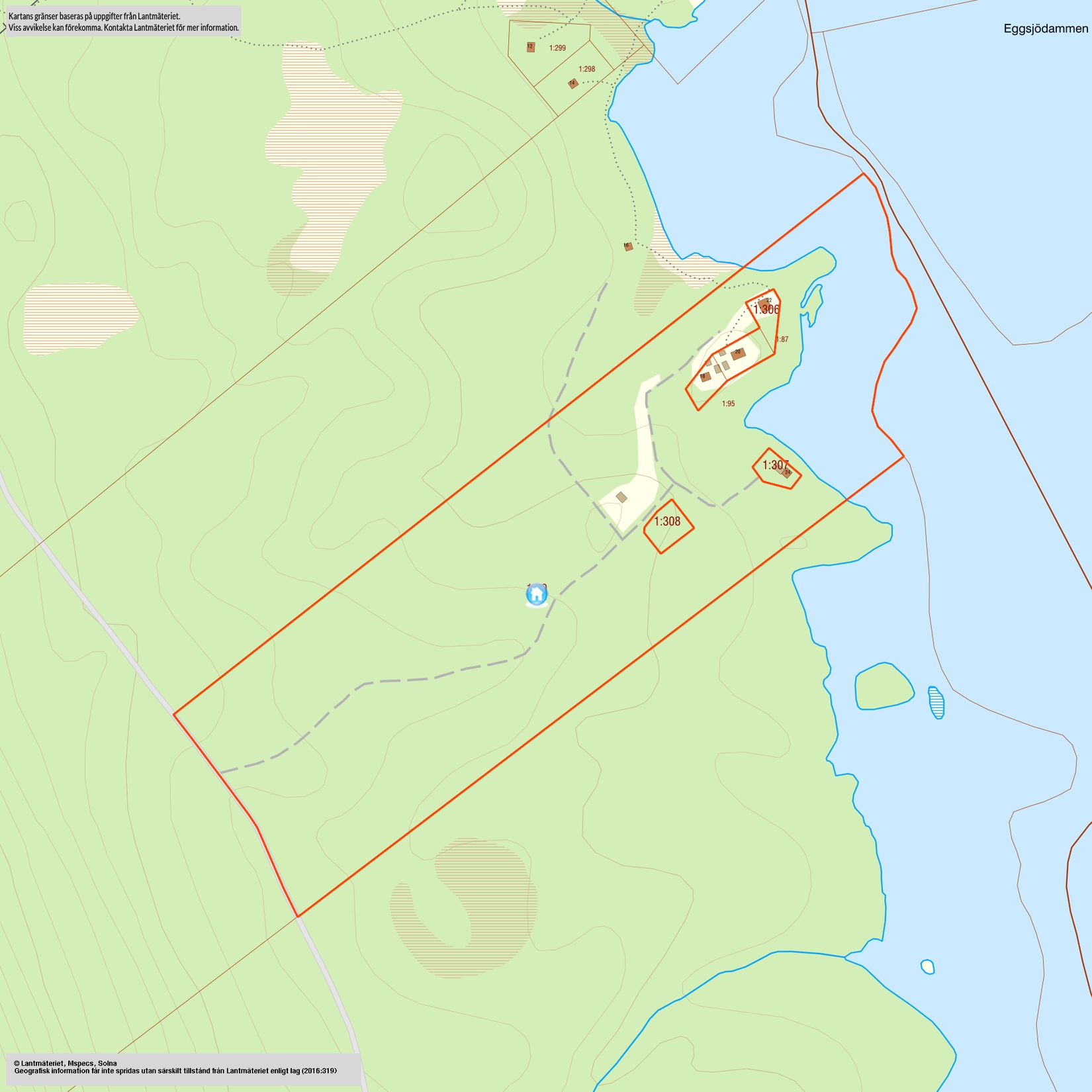 Fritidshus, Eggsjödammen 22, Långberget, Torsby