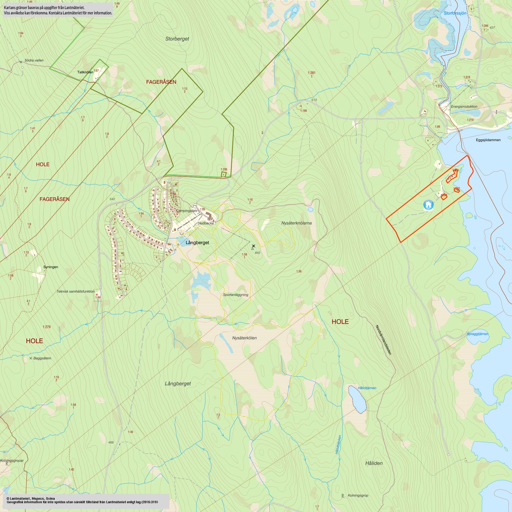 Fritidshus, Eggsjödammen 22, Långberget, Torsby