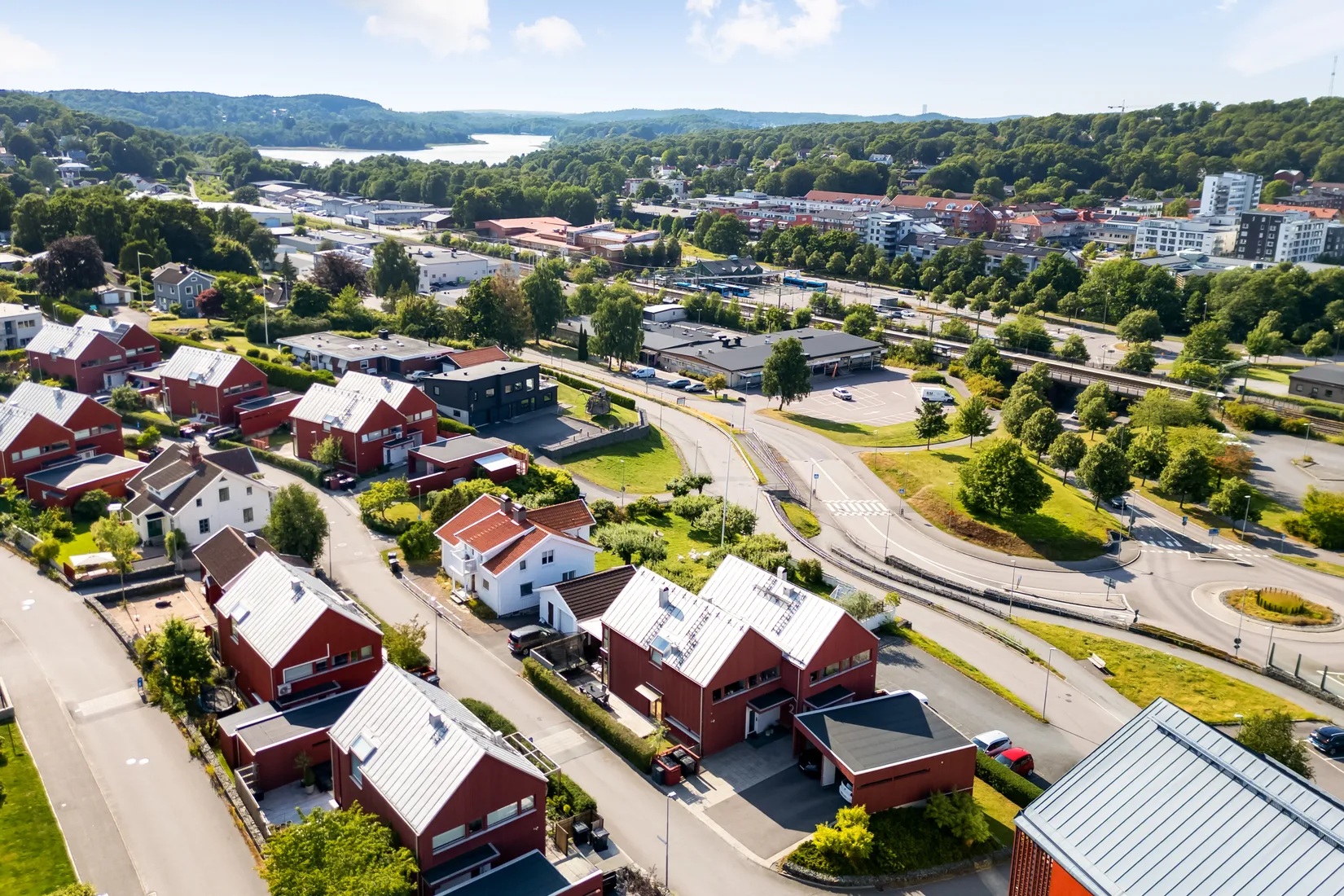 Radhus, Ida Charlottas väg 4, Mölnlycke - Centrum, Härryda