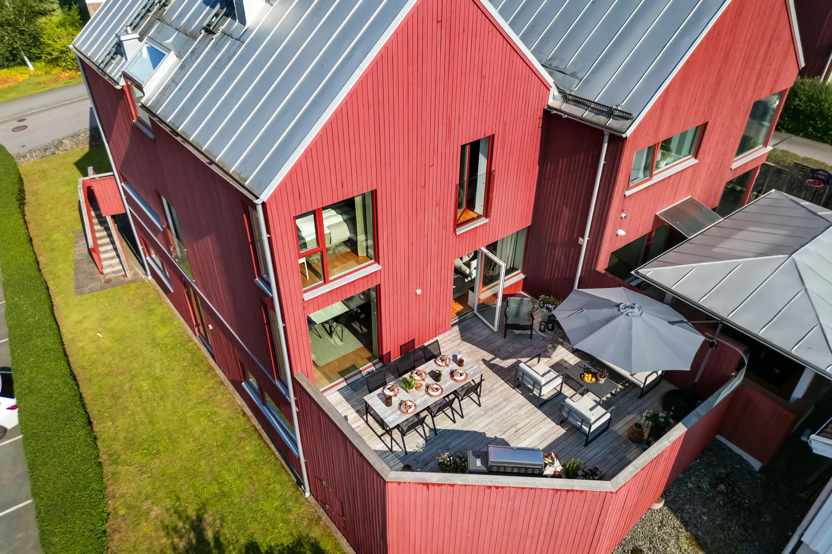 Radhus, Ida Charlottas väg 4, Mölnlycke - Centrum, Härryda