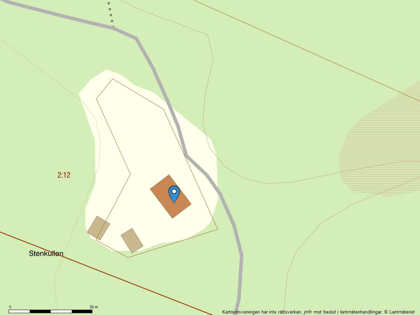 Villa, Bonared Stenkullen  , Hyssna, Mark