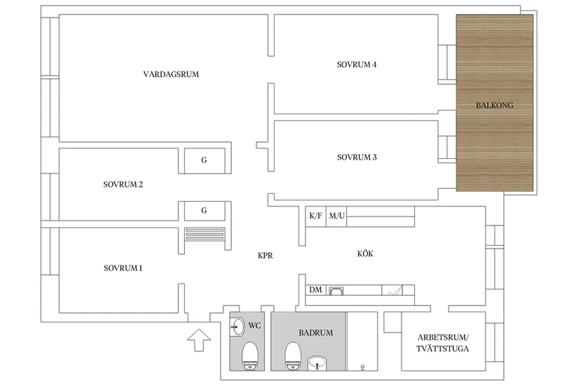 Bostadsrätt, Kungsörnsgatan 7, Söderkulla, Malmö