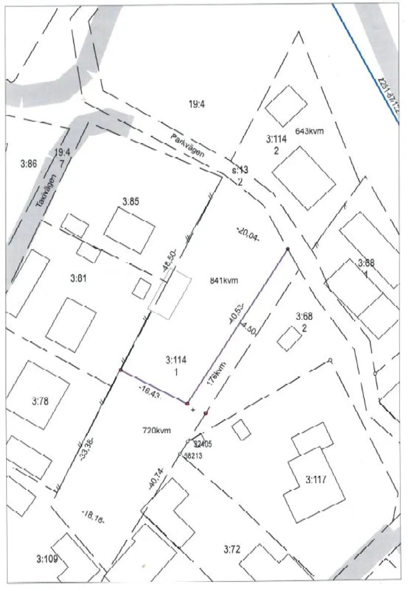 Tomt, Parkvägen 7A, Matfors, Sundsvall