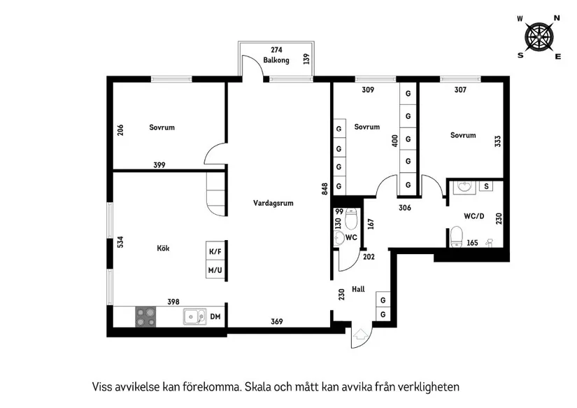 Bostadsrätt, Ekshäradsgatan 83, 8tr, Farsta, Stockholm