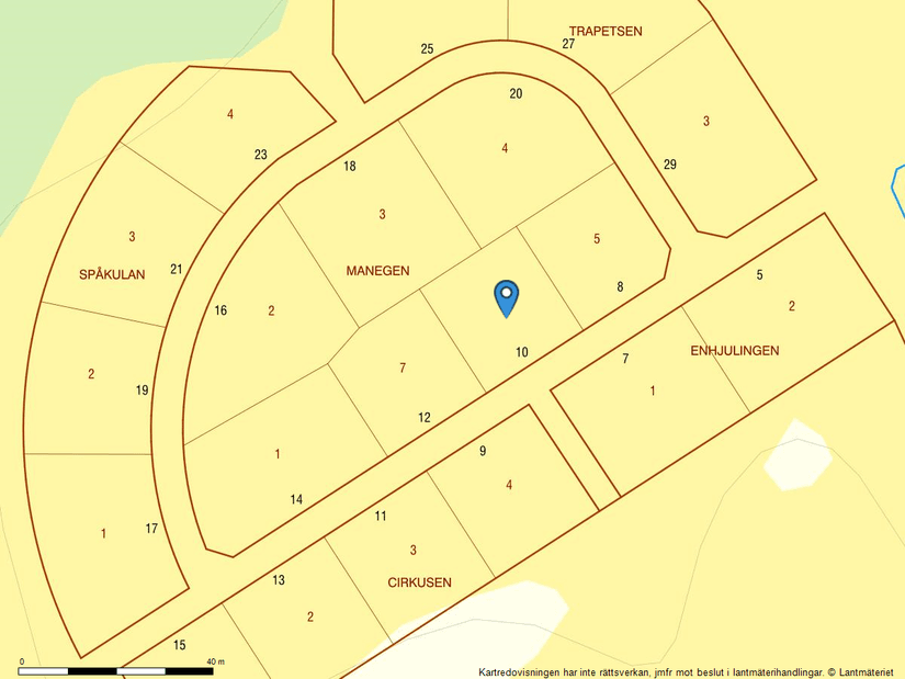 Tomt, Cirkusstigen 10, Björkalund, Norrköping
