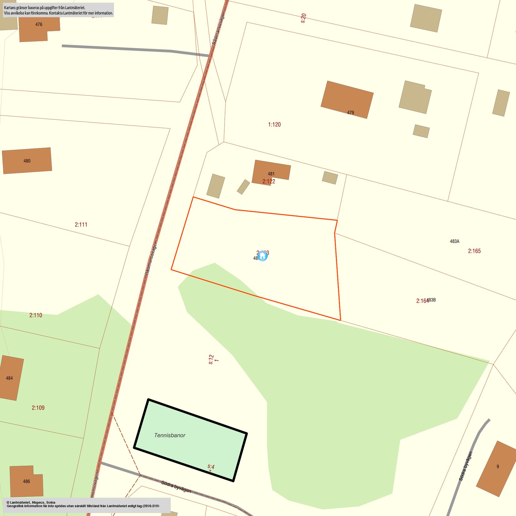 Tomt, Rådmansövägen 483C, Rävsnäs, Norrtälje