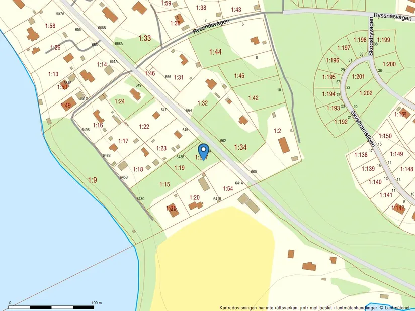 Tomt, Finspångsvägen 643A, Svärtinge, Norrköping