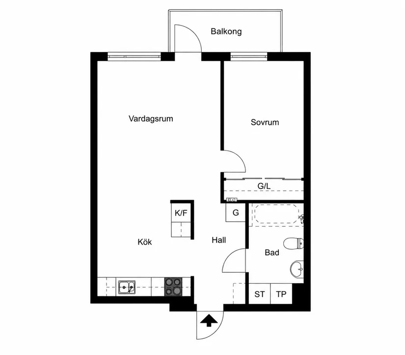 Bostadsrätt, Maskinistvägen 1, Bolinder Strand, Järfälla